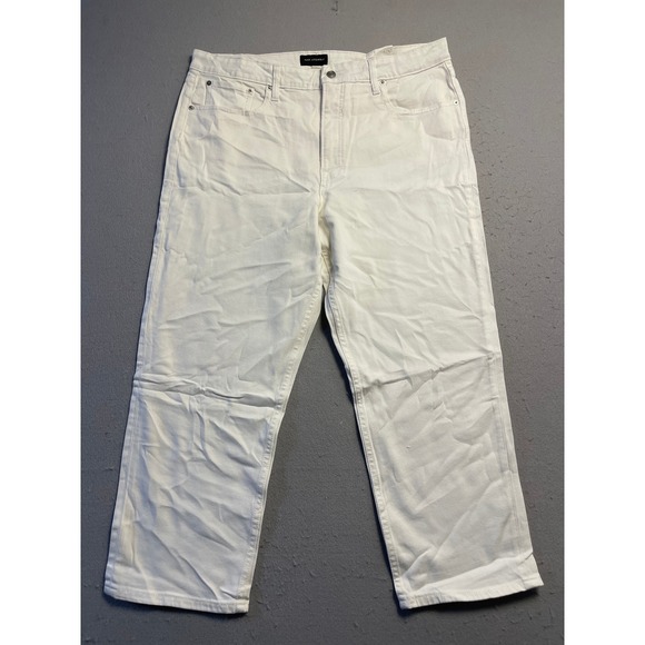 Free Assembly Denim - Free Assembly Original 90's Straight Denim White 18 Short W37 Womens